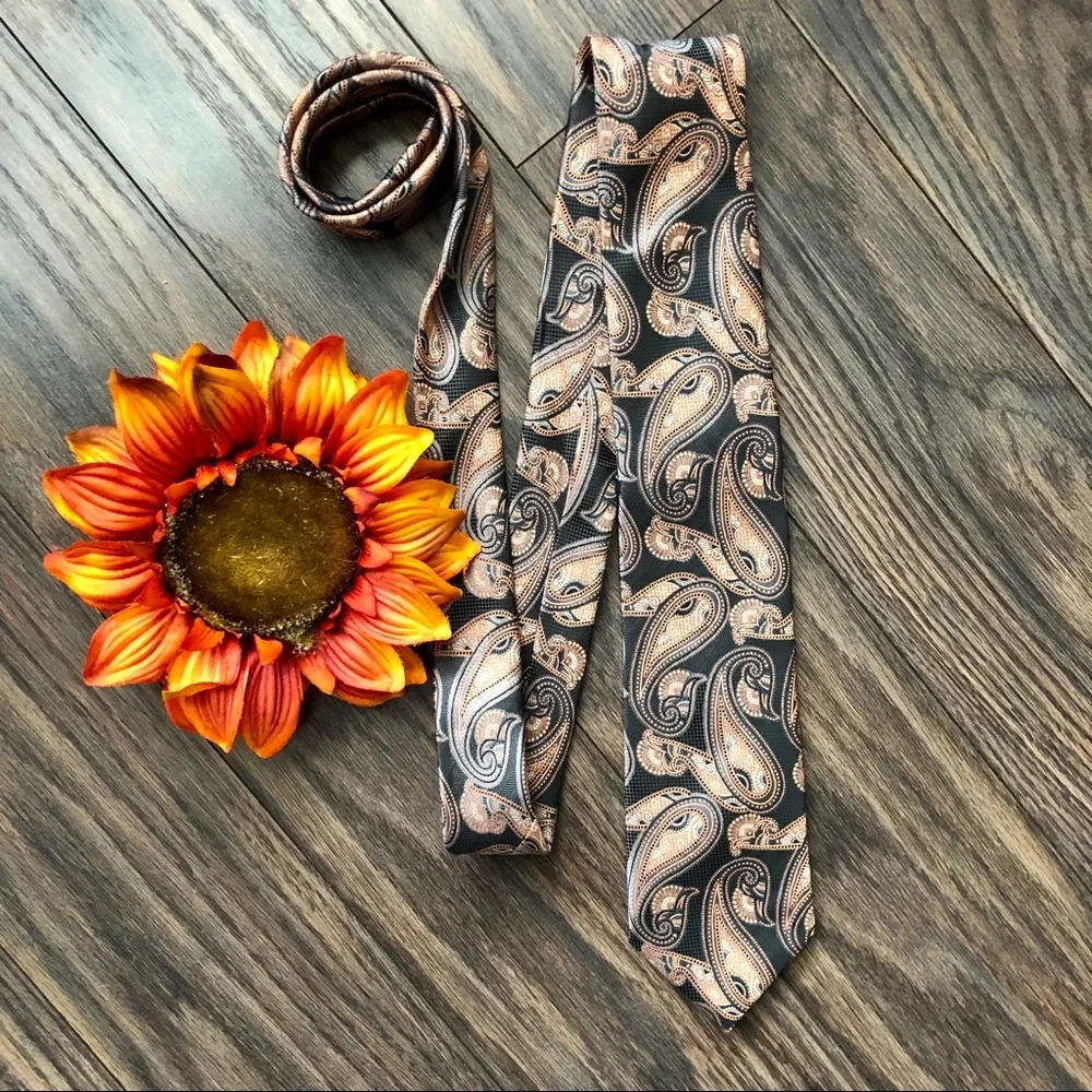 🌻5/$25🌻BILL ROBINSON Paisley Print Tie